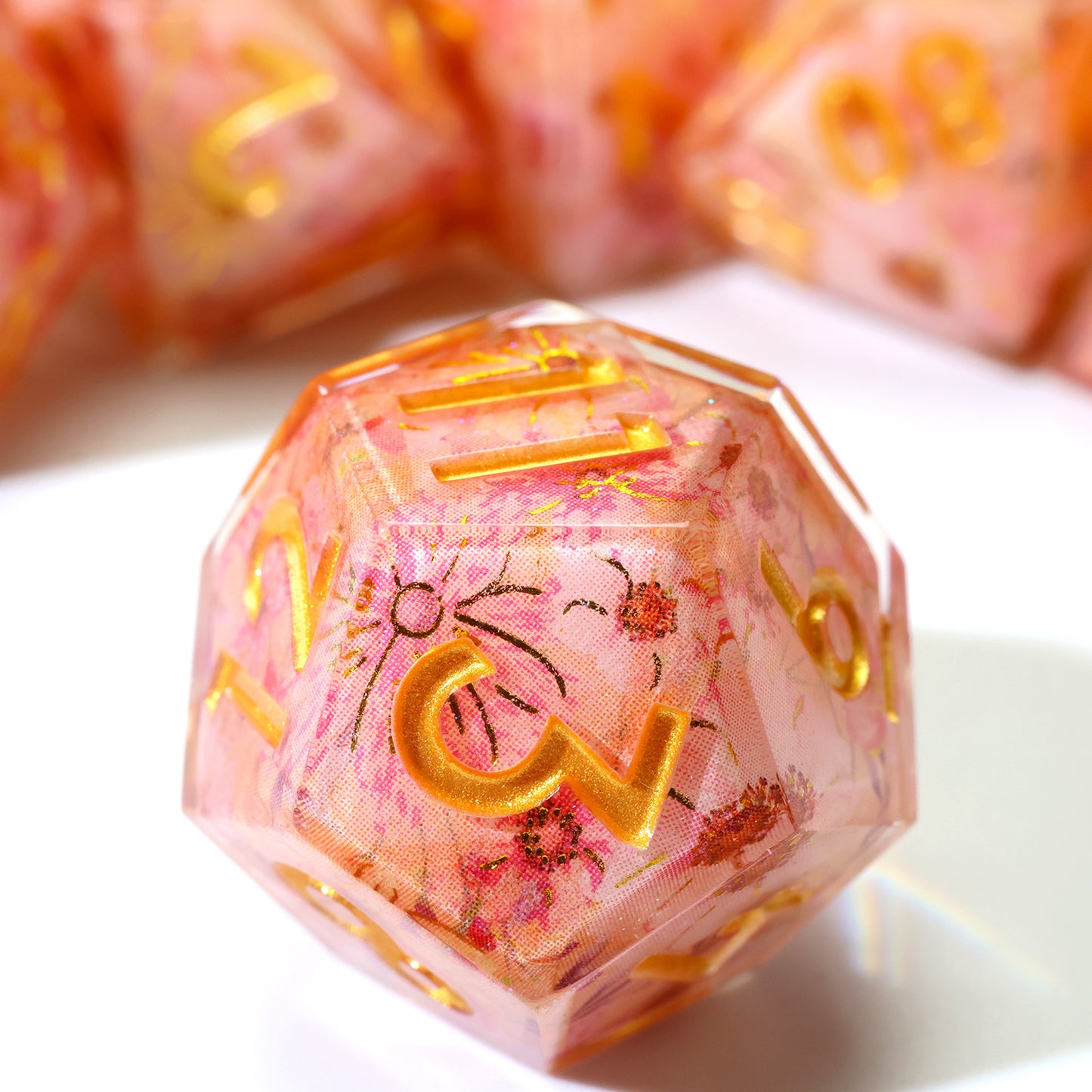 Fey Blossom | Art Core Dice | 7 Piece Set