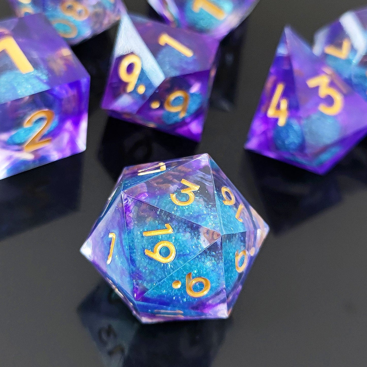 Arcane Rift | Liquid Core | 7 Piece Dice Set