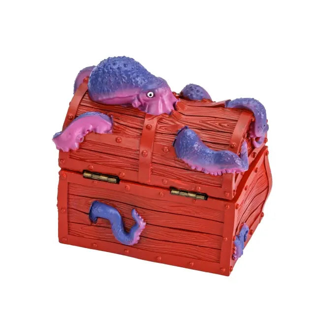 Deepsea Hoard | Red | Cast Resin Dice Box