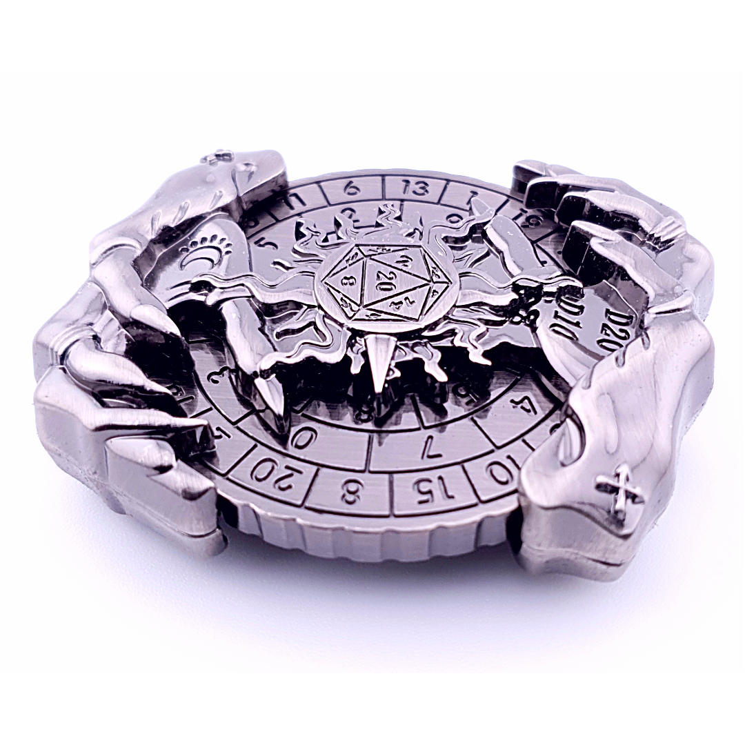 Hands of Fate | Dice Spinner | Ancient Silver