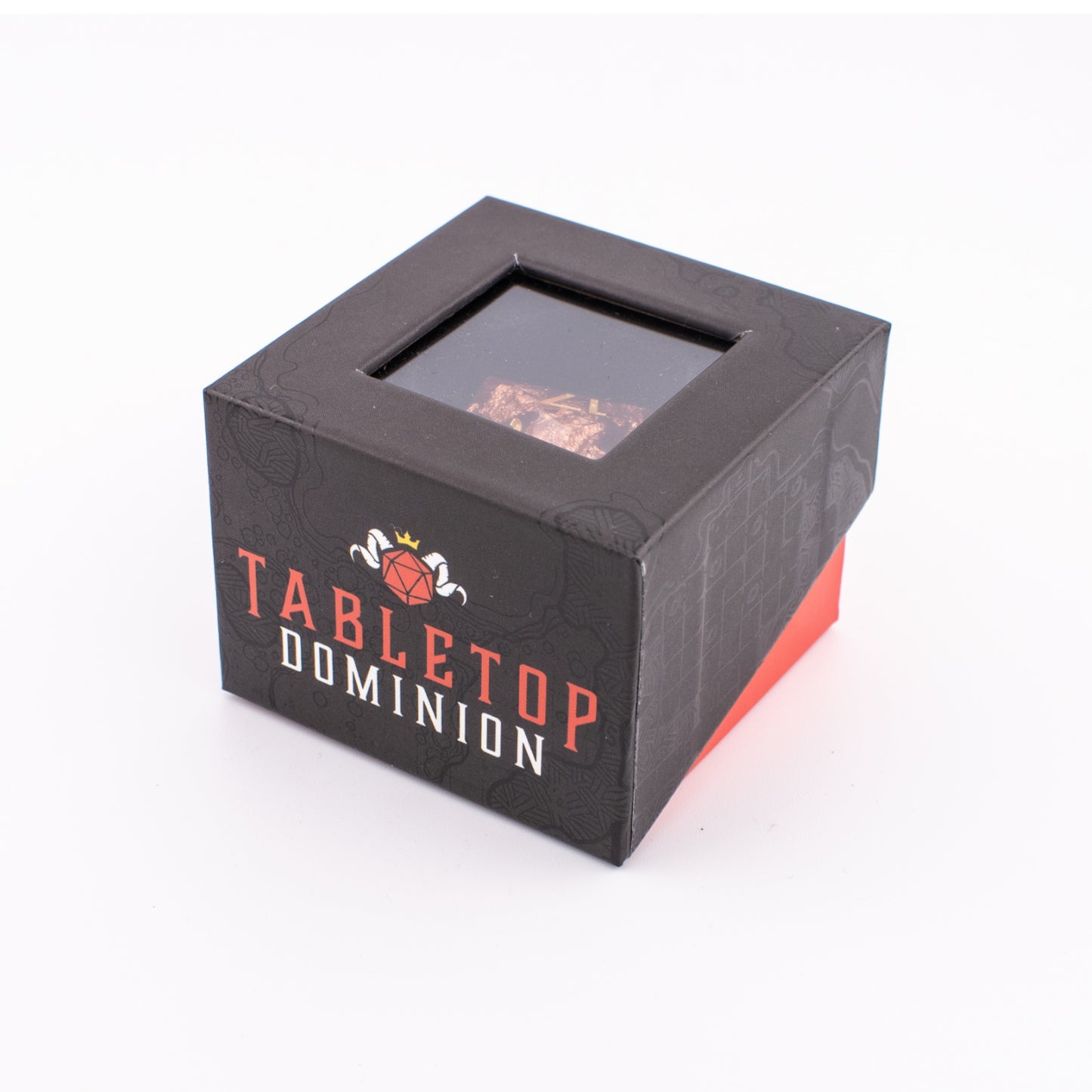 Golden Fae Core | Oversized D20 | Liquid Core Resin | Single Die