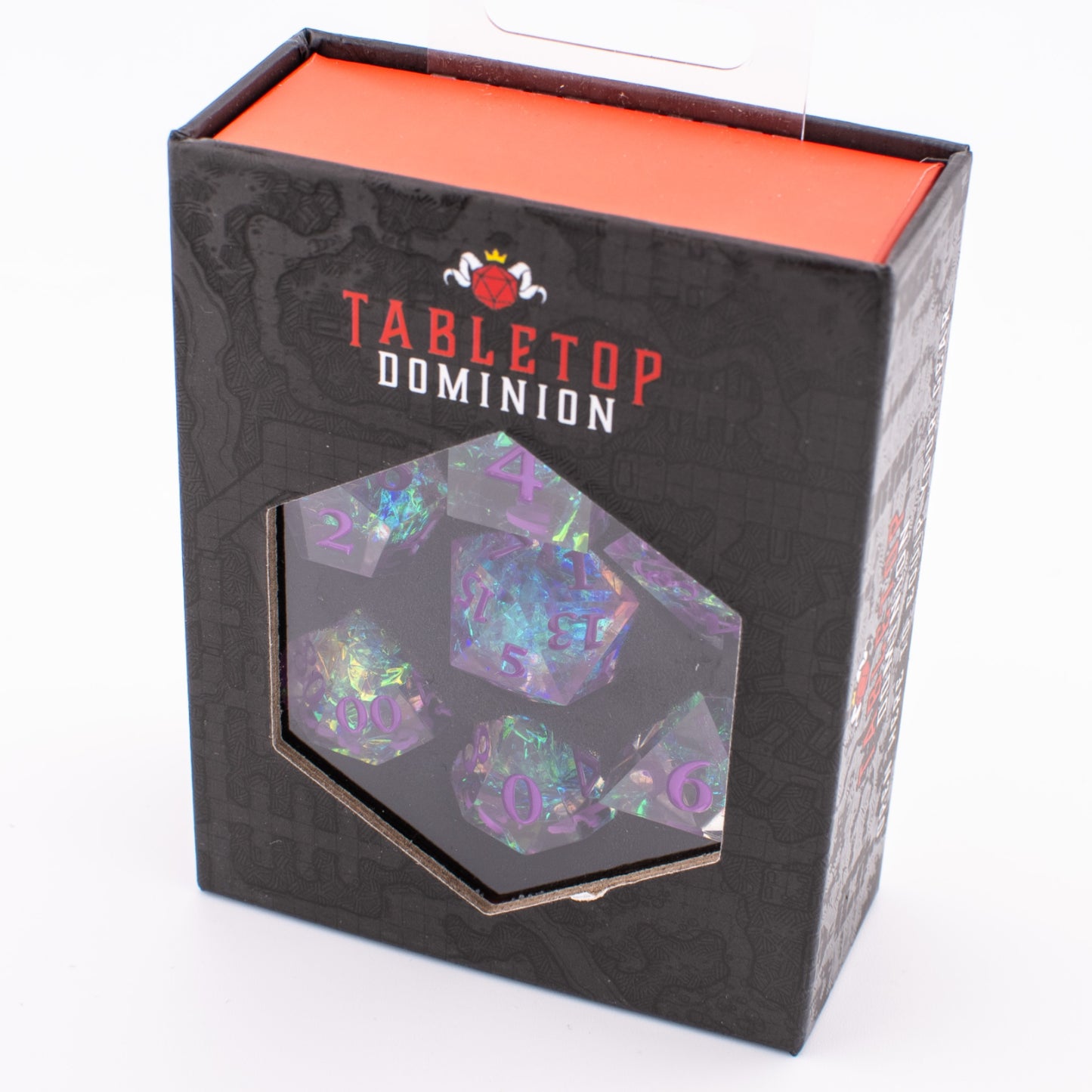 Nebula Voyager | Sharp Edge Resin Dice | 7 Piece Set