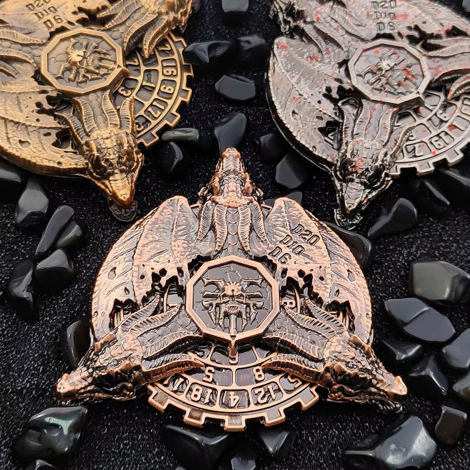 Dragon Fate Dice Spinner | Copper