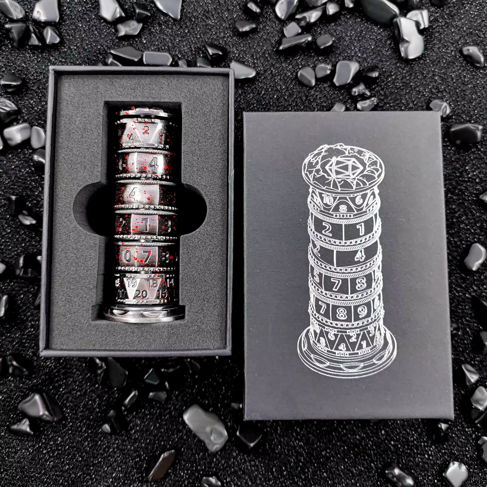 Barrel Dice Spinner | Blood Spatter