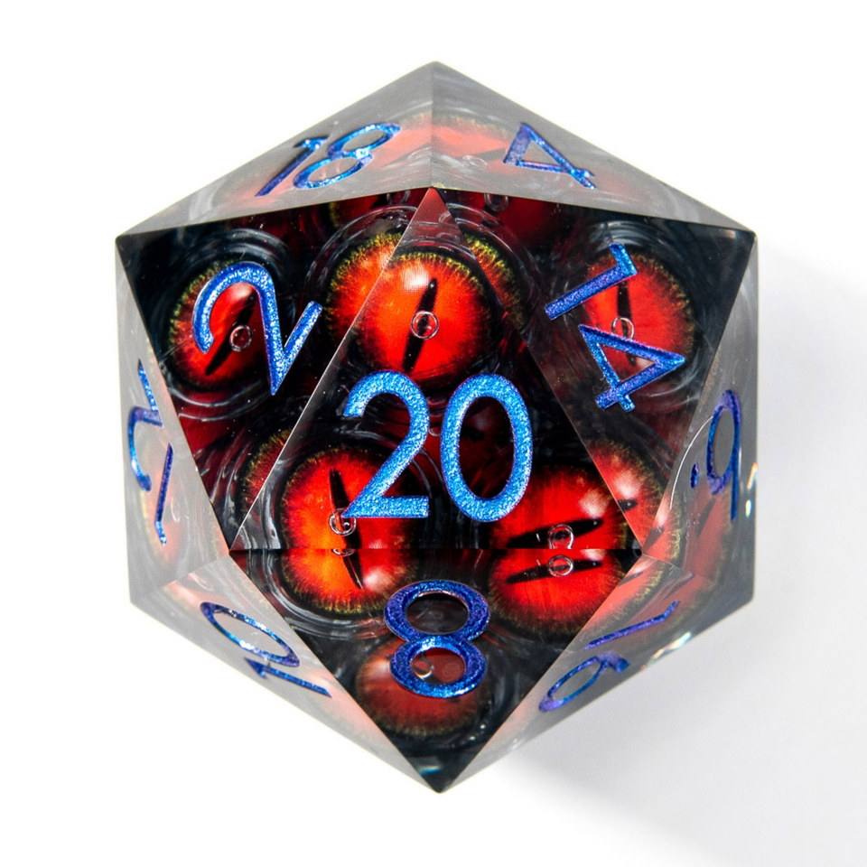Eyes of Wrath | 50mm D20 | Oversized Moving Eye