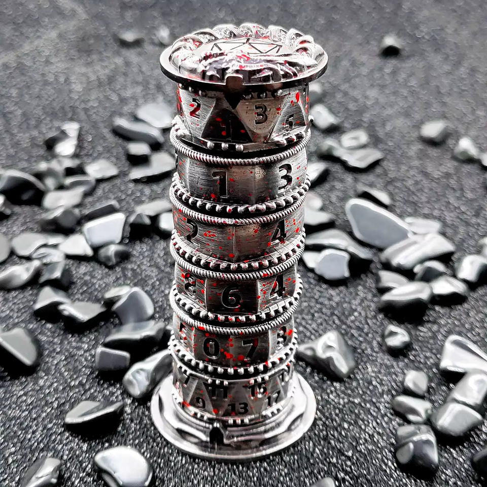 Barrel Dice Spinner | Blood Spatter