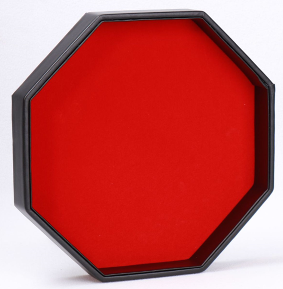 Epic Expanse | Large Dice Tray | Vegan Leather & Velvet