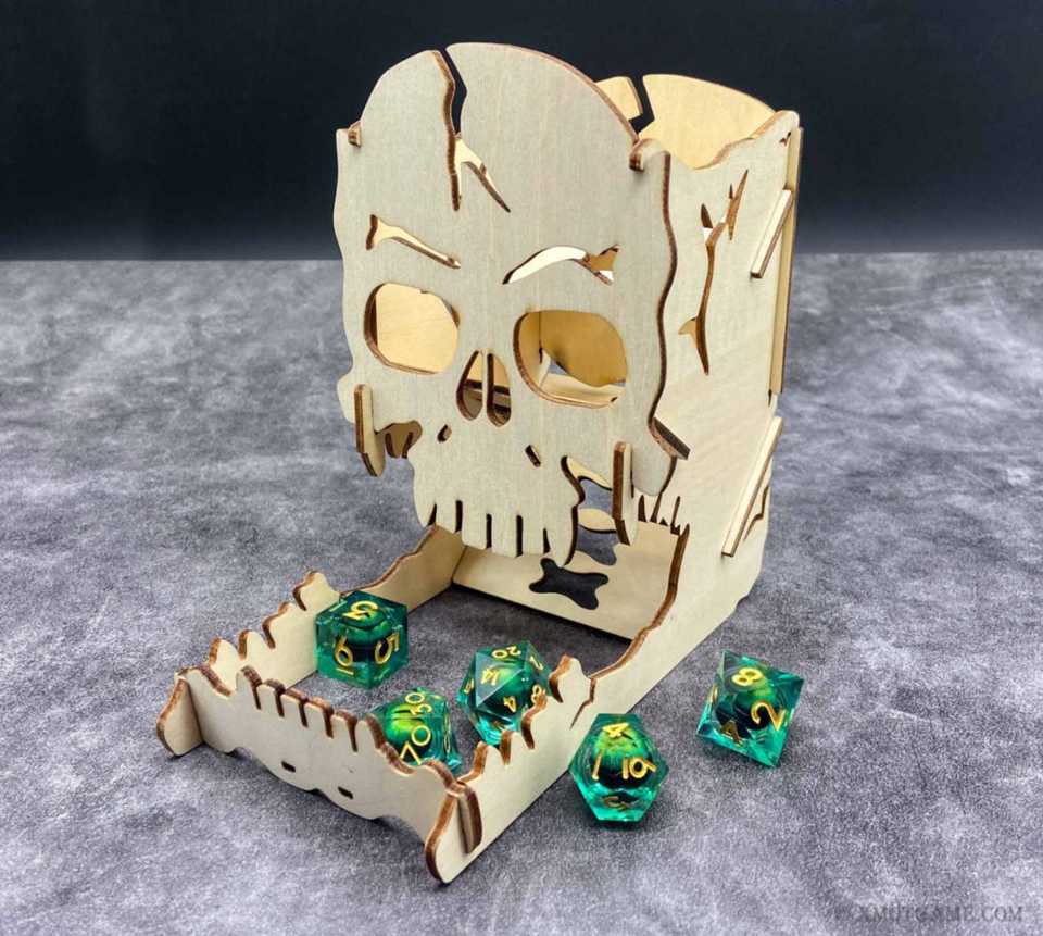 Skull's Keep | Wooden Dice Tower