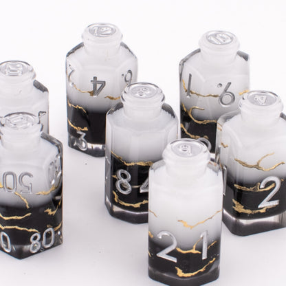 Spirit Elixir | Potion Bottle Resin Dice Set | 7 Piece Set