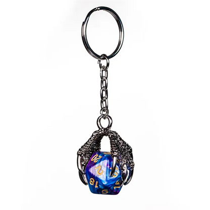 Keyring | Silver Claw | Blue