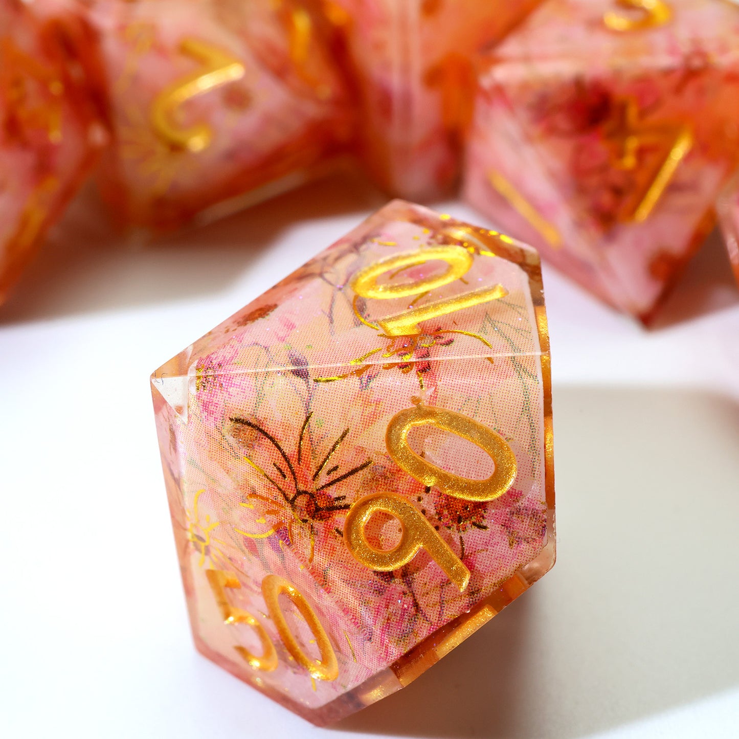 Fey Blossom | Art Core Dice | 7 Piece Set