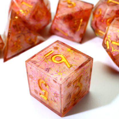 Fey Blossom | Art Core Dice | 7 Piece Set