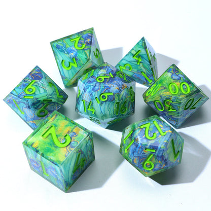 Bluemorn Grove | Art Core Dice | 7 Piece Set