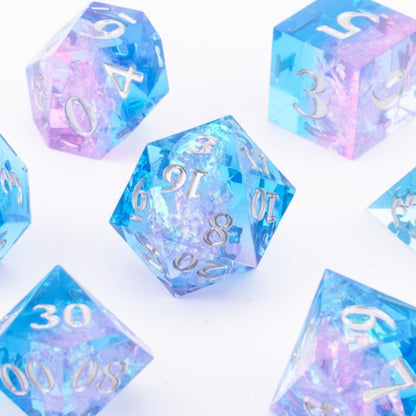 Skyward Dream | Sharp Edge Dice | Resin | 7 Piece Set