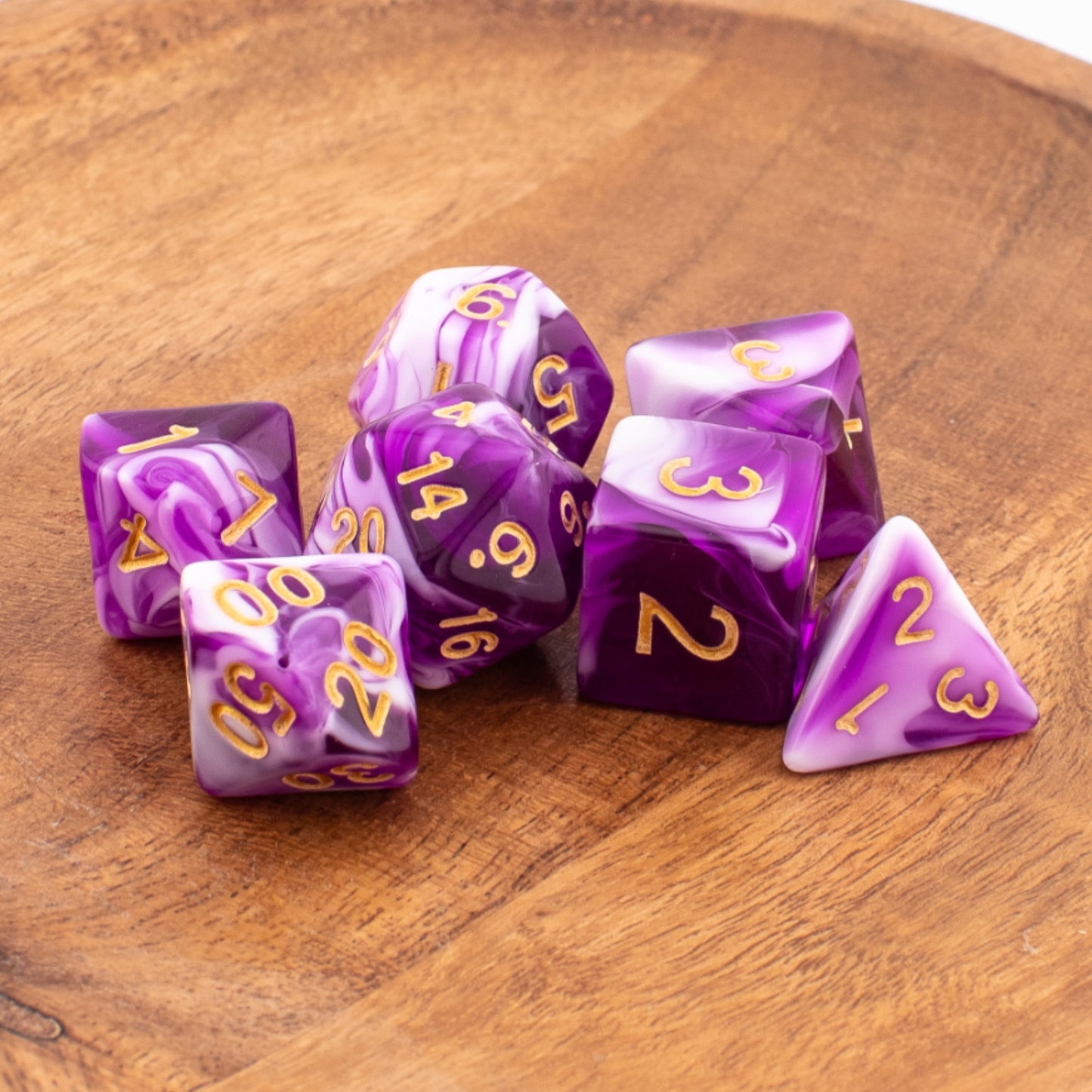 Celestial Whisper | Acrylic Dice Set | 7 Piece Set