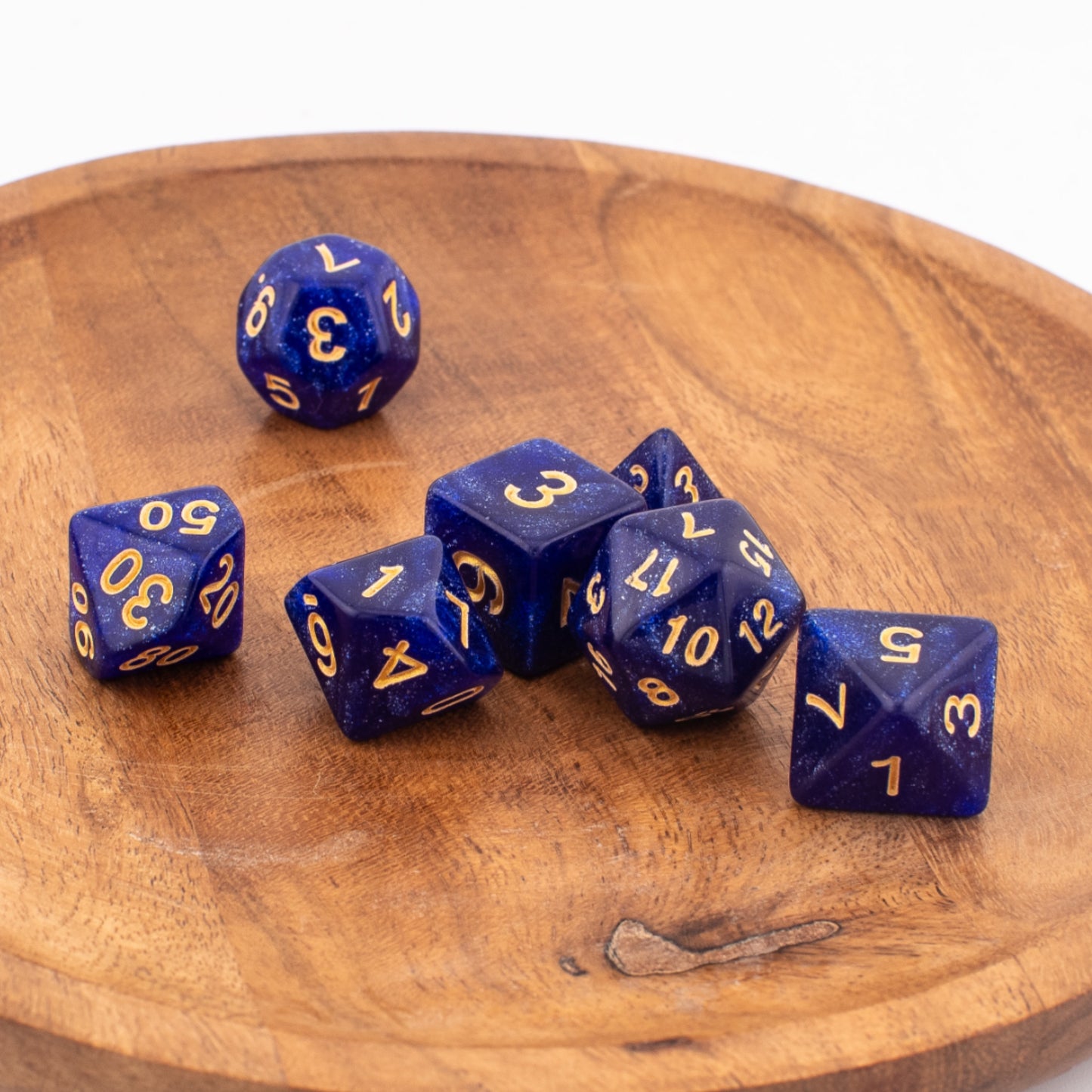 Stellar Void | Soft Edge Dice | Acrylic | 7 Piece Set