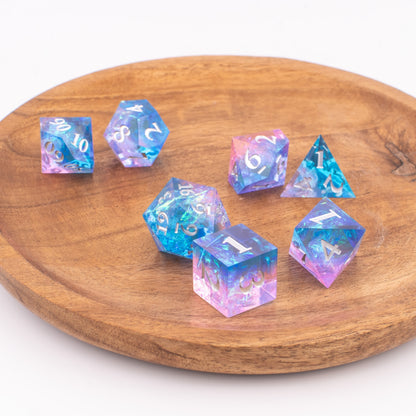 Skyward Dream | Sharp Edge Dice | Resin | 7 Piece Set