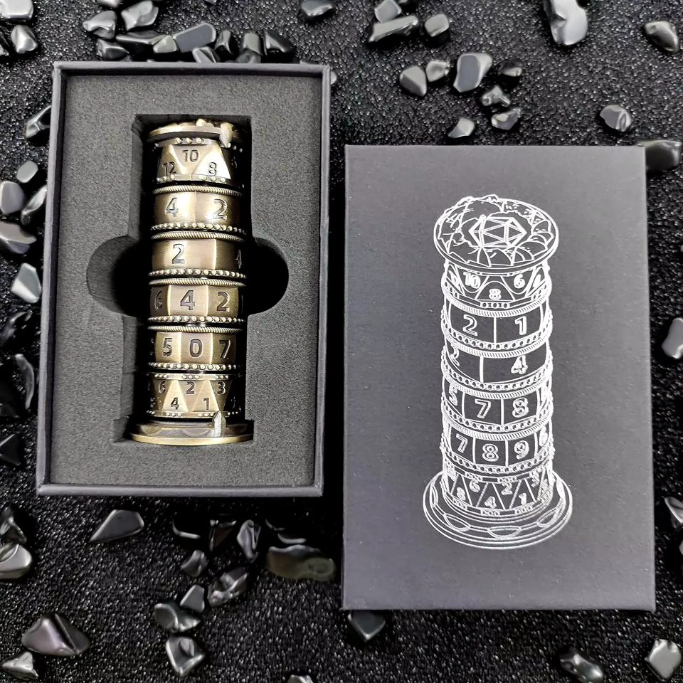 Barrel Dice Spinner | Gold