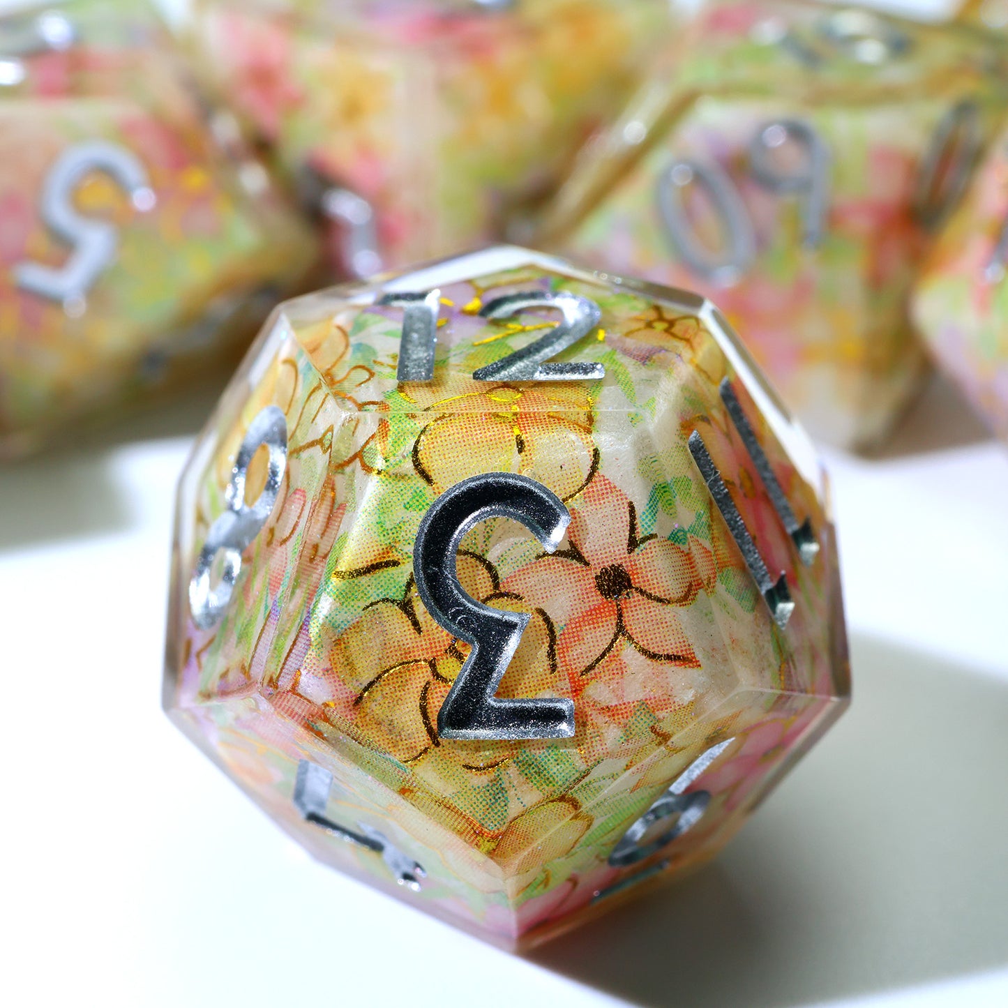 Feywild Bloom | Art Core Dice | 7 Piece Set