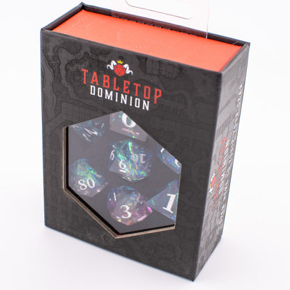 Skyward Dream | Sharp Edge Dice | Resin | 7 Piece Set