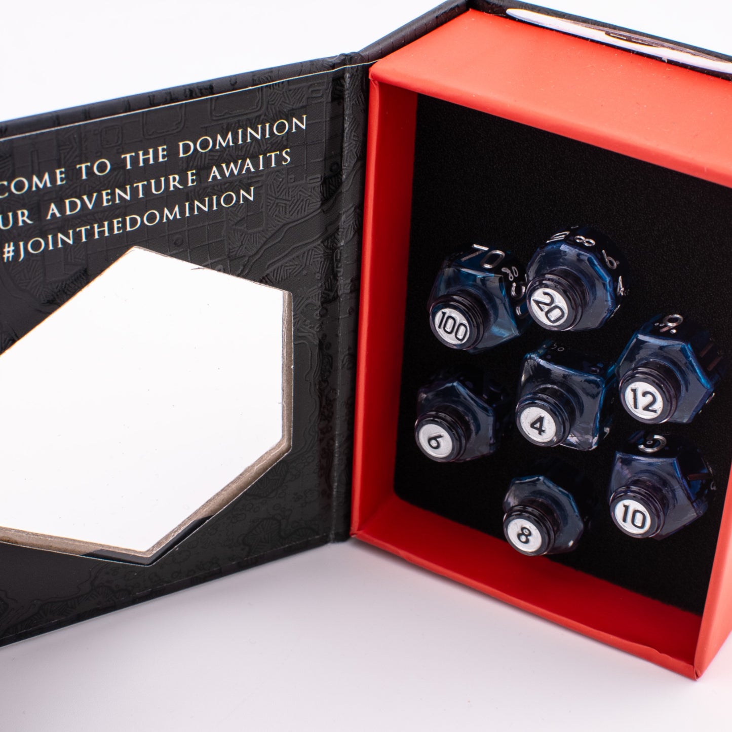 Midnight Meow Potion | Sharp Edge Resin Dice | 7 Piece Set