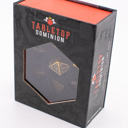 Sovereign Elements | Metal Dice Set | Solid Metal | 7 Piece Set