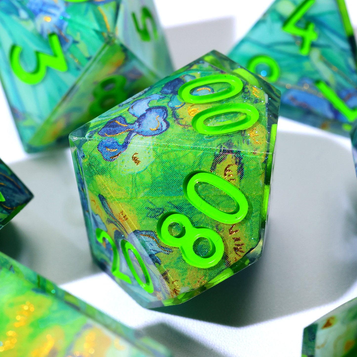 Bluemorn Grove | Art Core Dice | 7 Piece Set