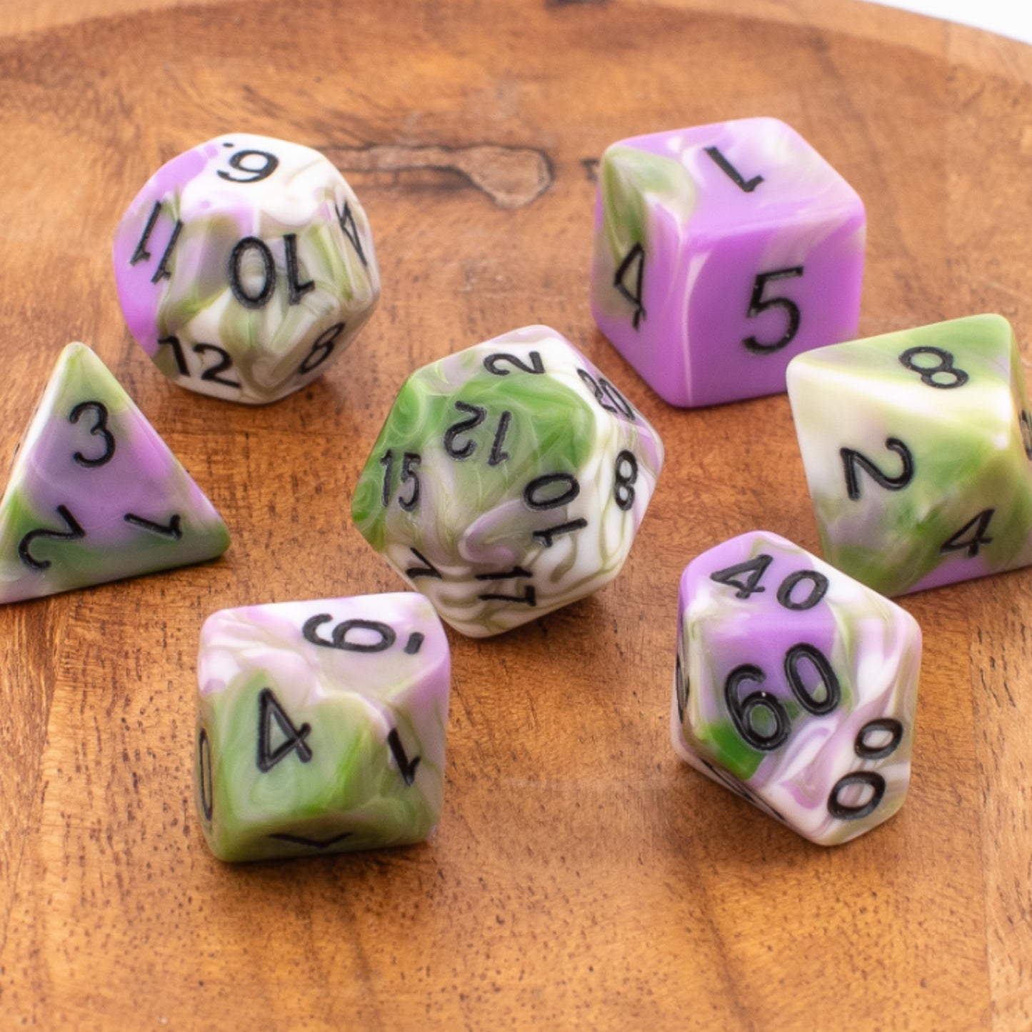 Astral Haze | Polyhedral Dice Set | Acrylic | 7 Piece Set