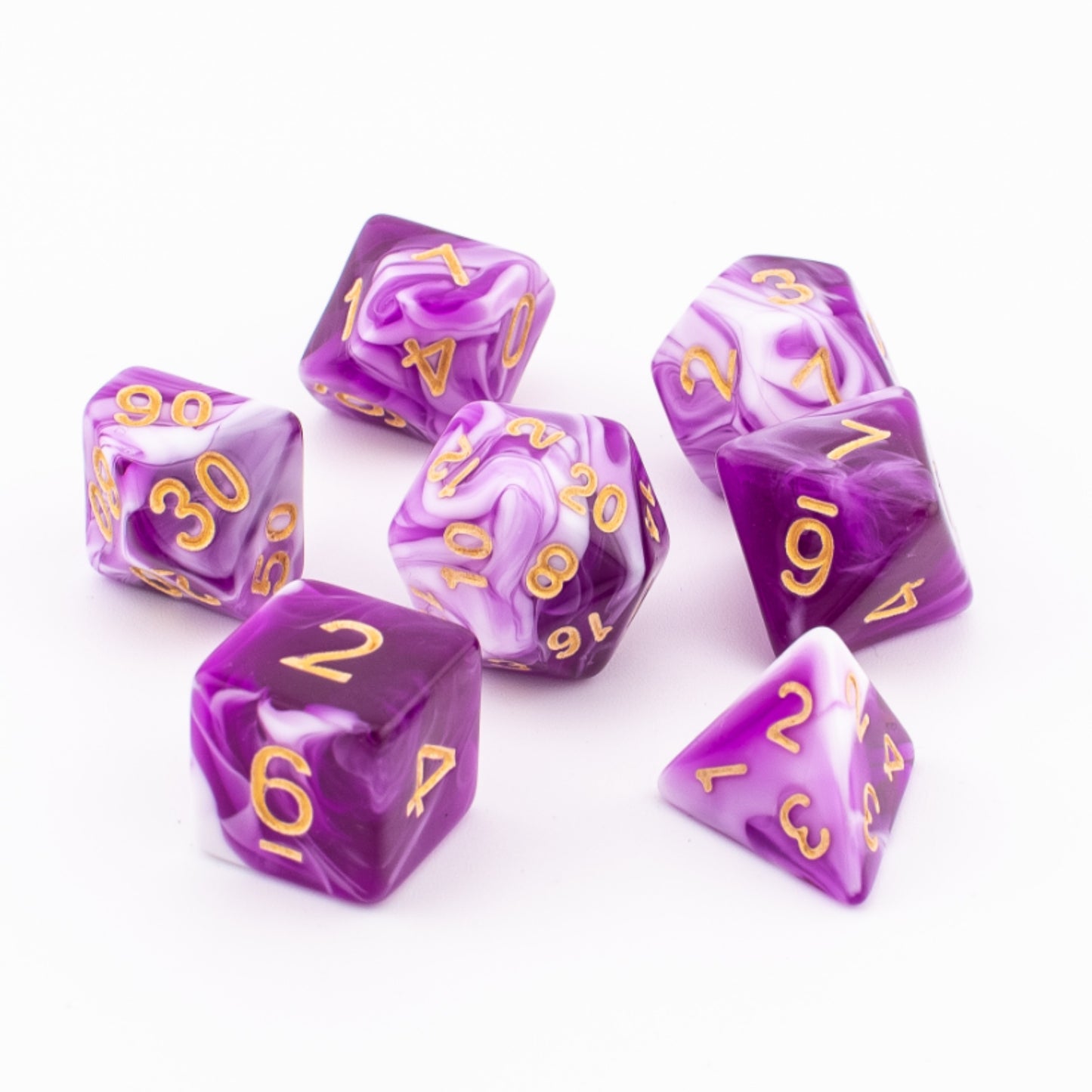 Celestial Whisper | Acrylic Dice Set | 7 Piece Set