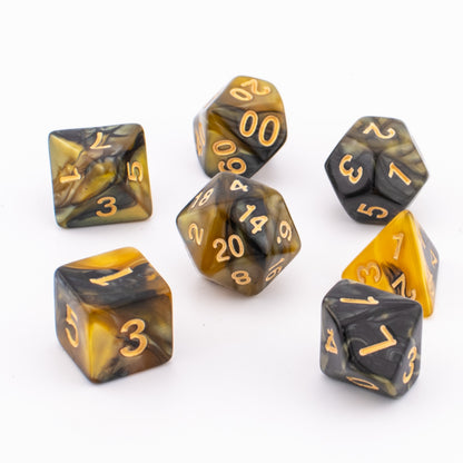 Venomous Sting | Soft Edge Acrylic Dice Set | 7 Piece Set