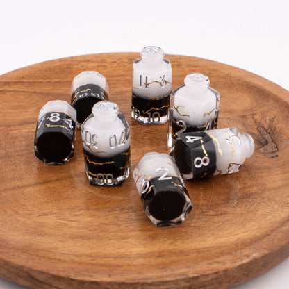 Spirit Elixir | Potion Bottle Resin Dice Set | 7 Piece Set