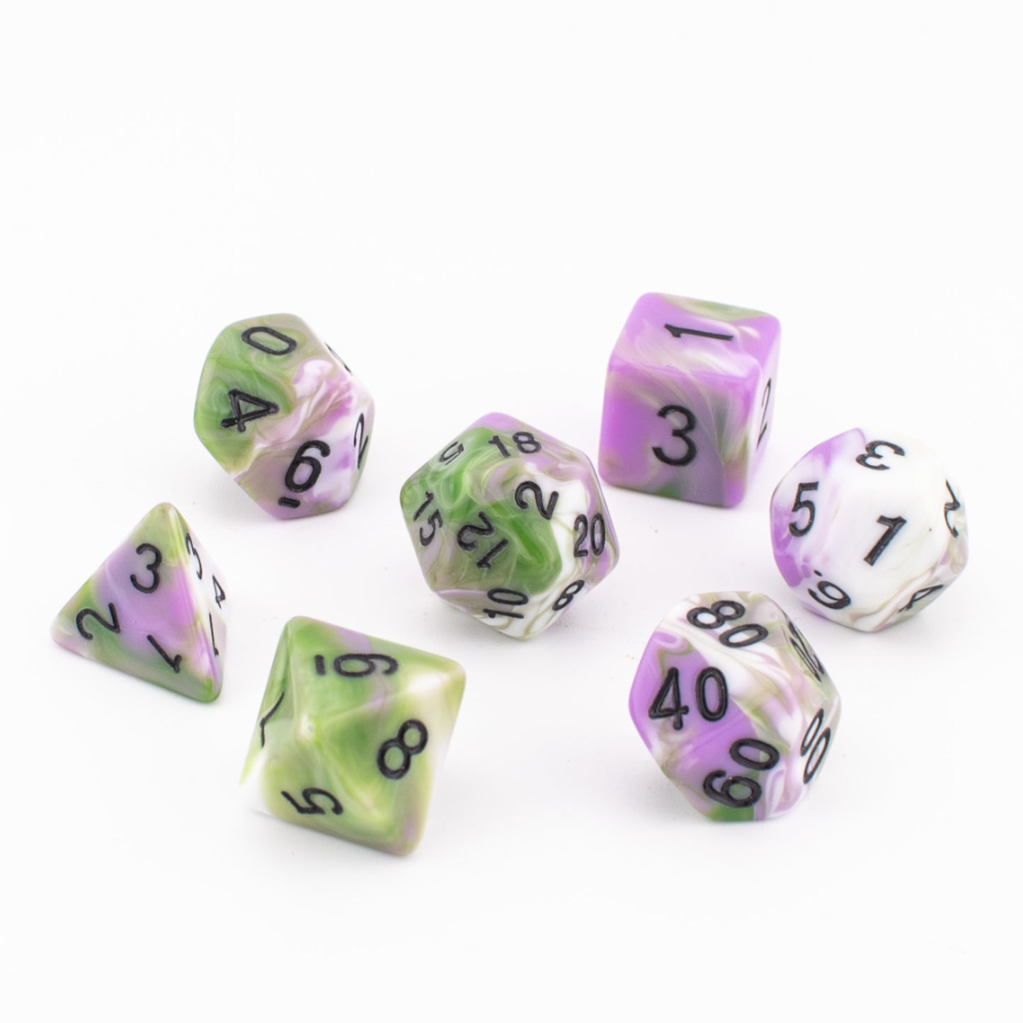 Astral Haze | Polyhedral Dice Set | Acrylic | 7 Piece Set