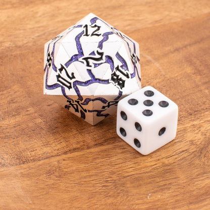 Astral Ore | Oversized D20 | Solid Metal | Single Die