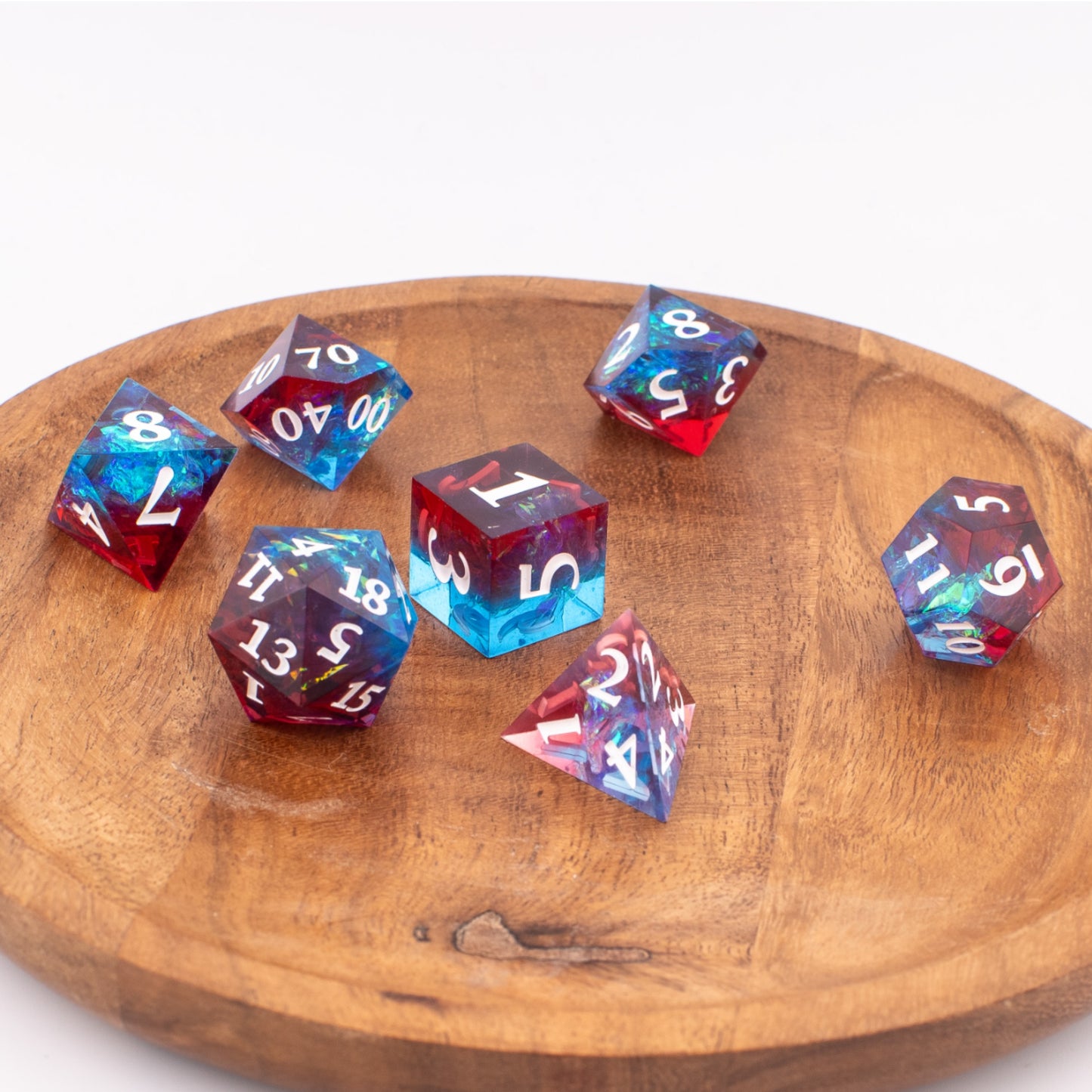 Nebula Voyager | Sharp Edge Resin Dice | 7 Piece Set