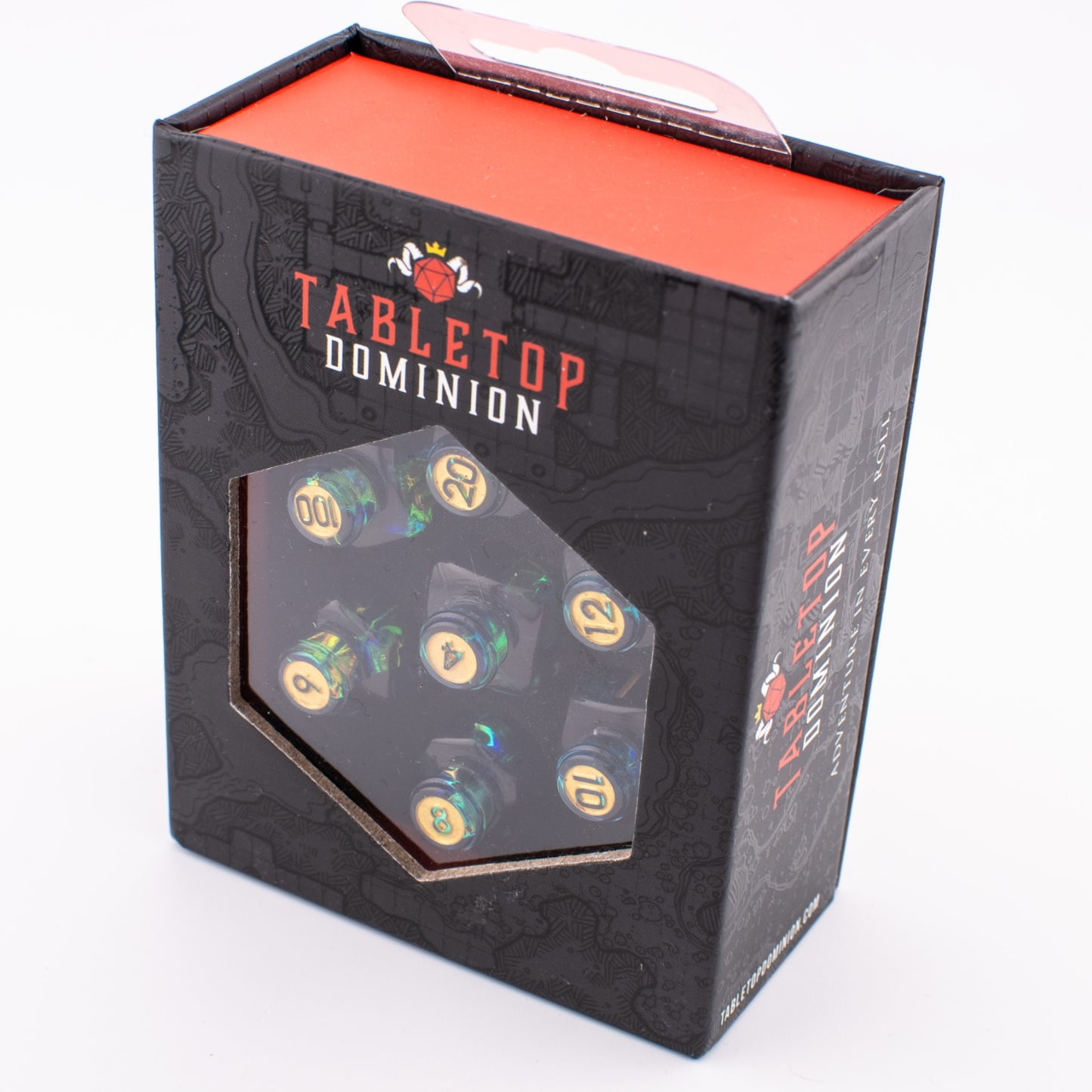 Sorcerer's Elixir | Potion Bottle Resin Dice | Sharp Edge | 7 Piece Set