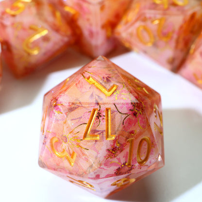 Fey Blossom | Art Core Dice | 7 Piece Set