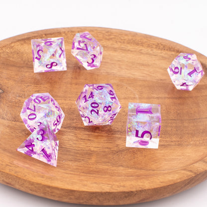 Nebula Voyager | Sharp Edge Resin Dice | 7 Piece Set