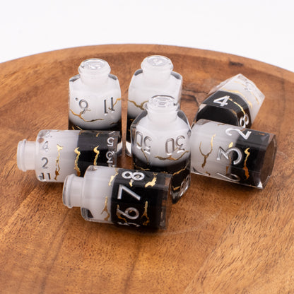 Spirit Elixir | Potion Bottle Resin Dice Set | 7 Piece Set