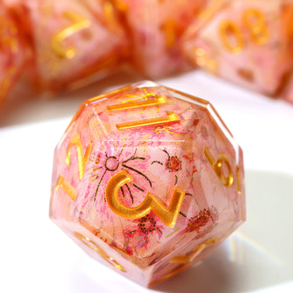 Fey Blossom | Art Core Dice | 7 Piece Set