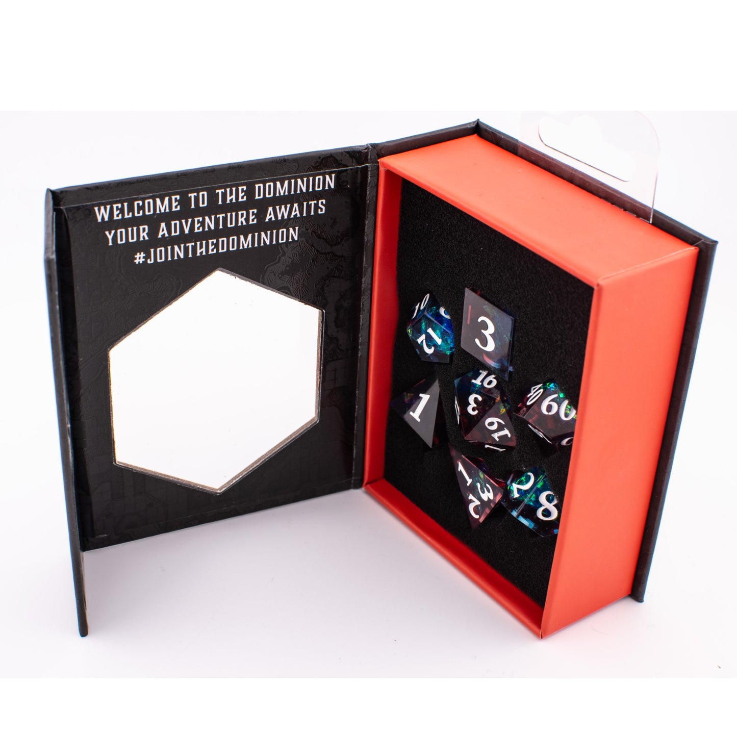 Nebula Voyager | Sharp Edge Resin Dice | 7 Piece Set