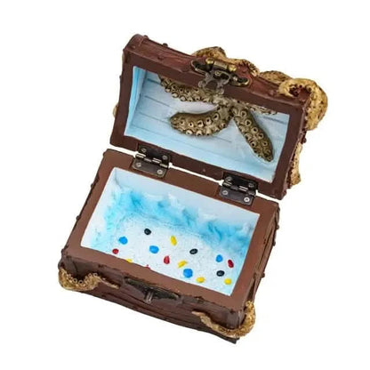 Deepsea Hoard | Brown | Cast Resin Dice Box