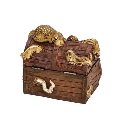 Deepsea Hoard | Brown | Cast Resin Dice Box