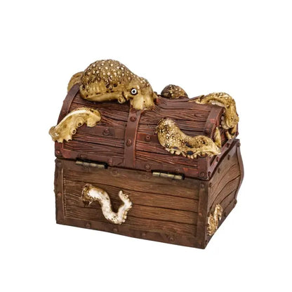 Deepsea Hoard | Brown | Cast Resin Dice Box