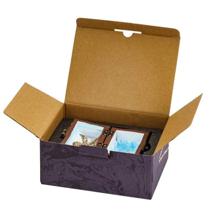 Deepsea Hoard | Brown | Cast Resin Dice Box