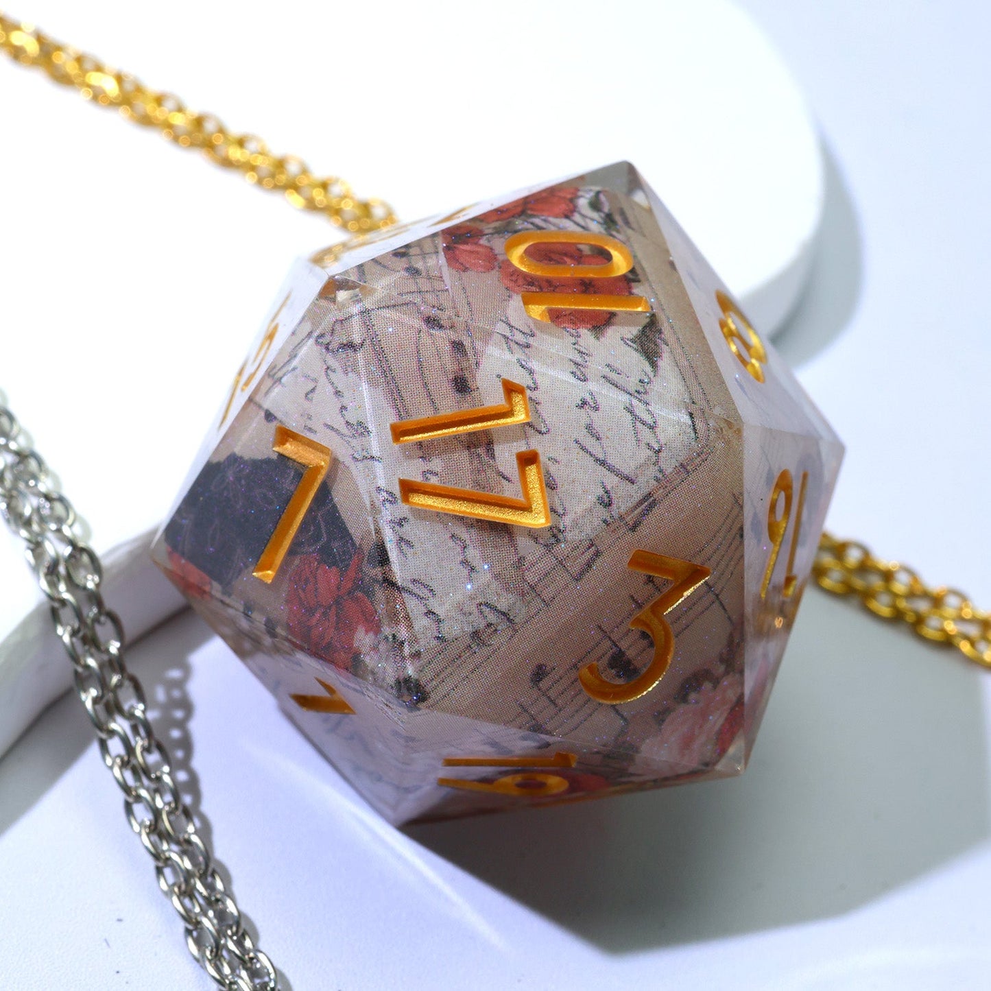 Sonnet of Thorns | 33mm D20 | Oversized Art Core Dice