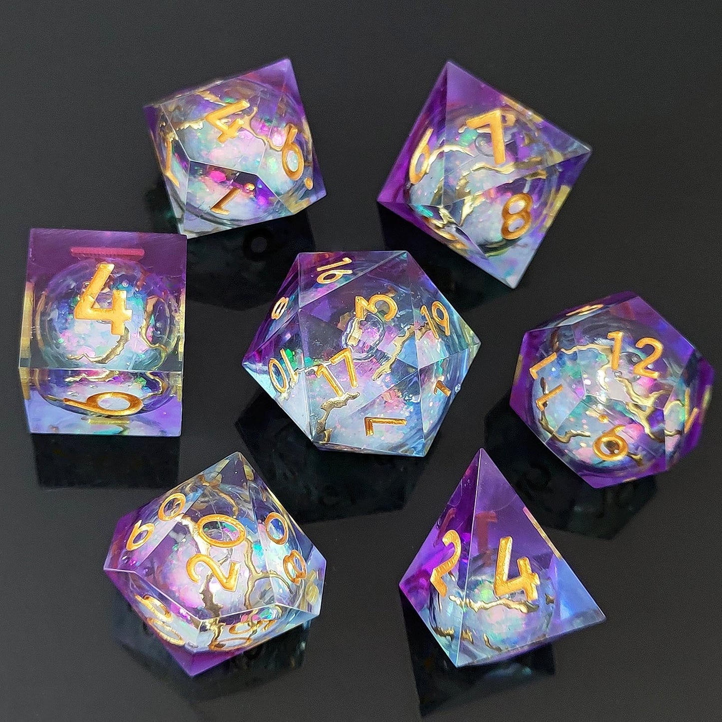 Starbound Elixir | Liquid Core | 7 Piece Dice Set
