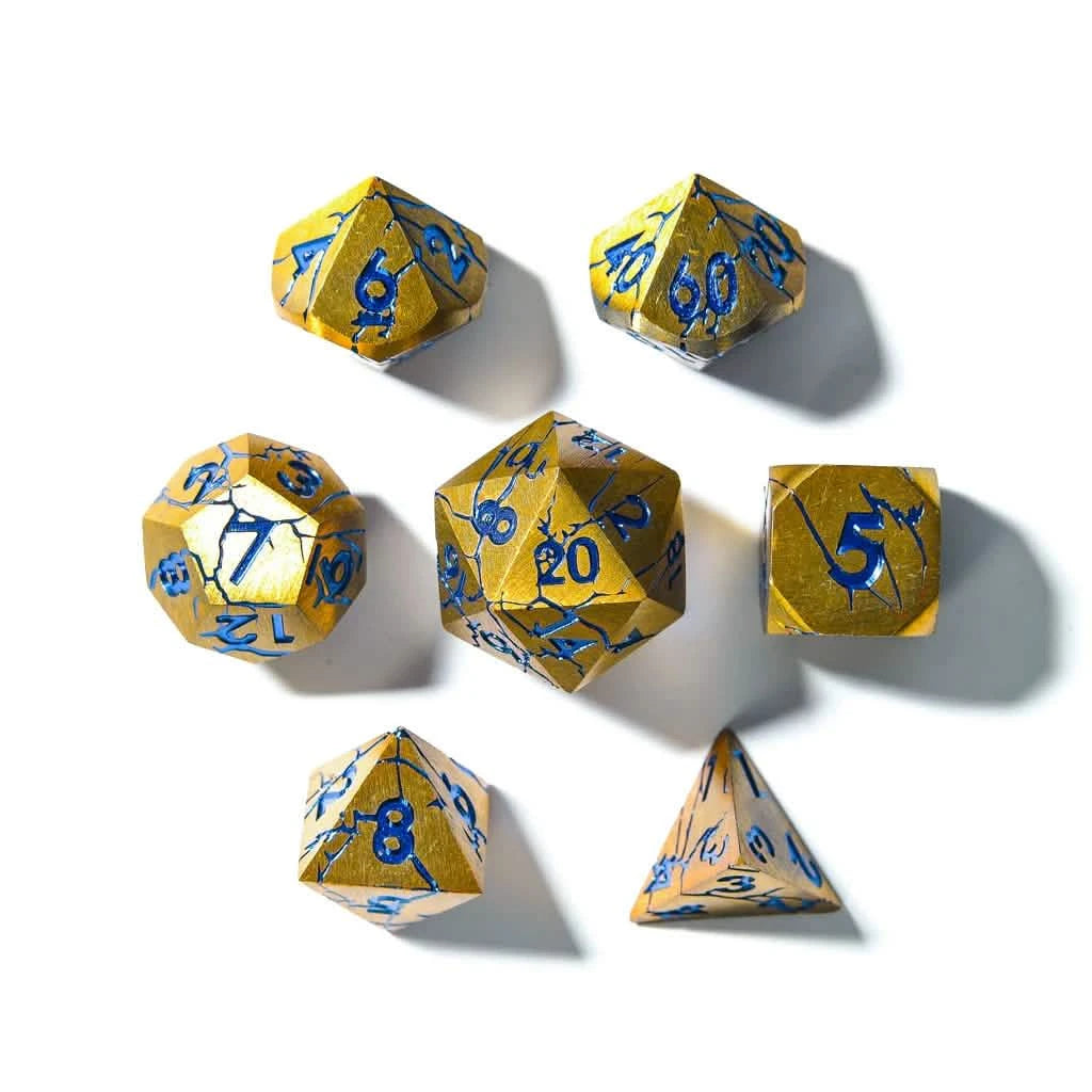 Hextech | Solid Metal Dice | 7 Piece Set