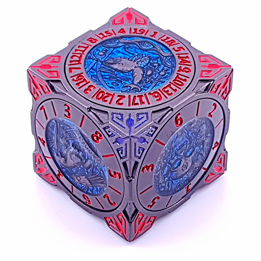 Talisman of Fate | Dice Spinner | Black Red