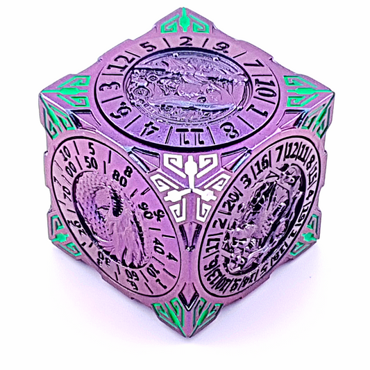 Talisman of Fate | Dice Spinner | Purple Green