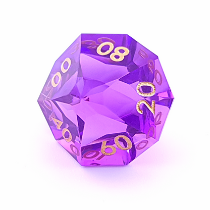 Arcane Prism | Diamond Cut Sharp Edge Resin | 7 Piece Dice Set